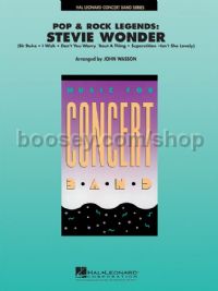 Pop and Rock Legends: Stevie Wonder (Music for Symphonic Band)