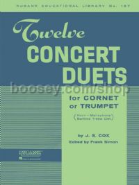 Twelve Concert Duets for Cornet or Trumpet