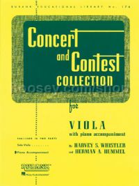 Concert and Contest Collection for Viola for piano accompaniment