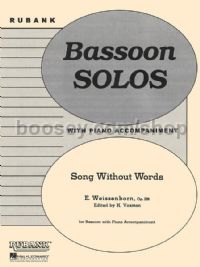 Song Without Words Op. 226 for bassoon & piano