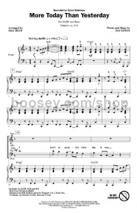 More Today Than Yesterday (SATB)