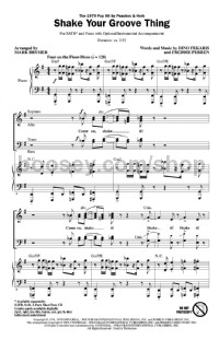 Shake your Groove Thing (SATB & Piano)