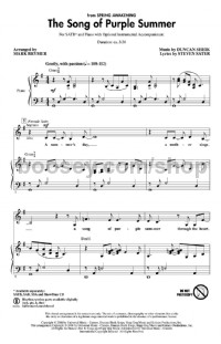 The Song of Purple Summer (SATB)