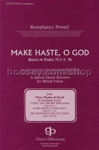 Make Haste, O God for SATB choir