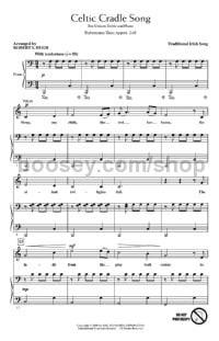 Celtic Cradle Song (Unison Choral Score)