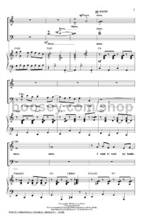White Christmas Choral Medley (SATB)