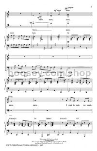 White Christmas Choral Medley (SAB)