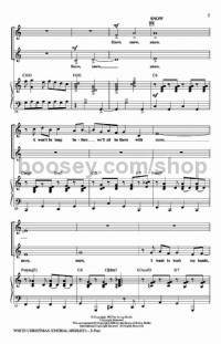White Christmas Choral Medley (2-Part Choir)