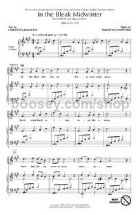 In The Bleak Midwinter  (SATB)