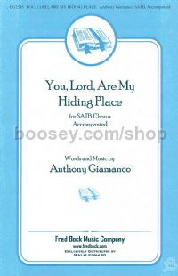 You, Lord, are My Hiding Place for SATB choir