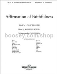 Affirmation of Faithfulness - orchestration (score & parts)