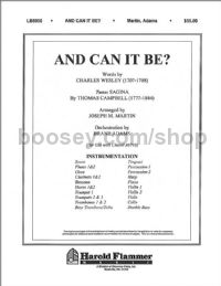 And Can It Be? from Testament of Praise - orchestration (score & parts)