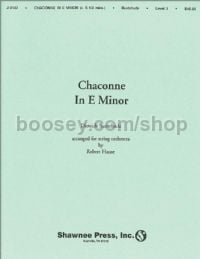 Chaconne in E minor for string orchestra (score & parts)