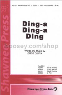 Ding-a Ding-a Ding for SATB choir