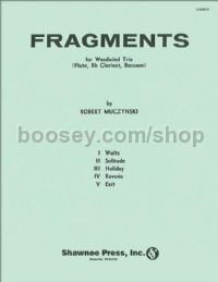 Fragments for flute, clarinet & bassoon (score & parts)