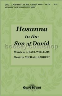 Hosanna to the Son of David for SATB choir