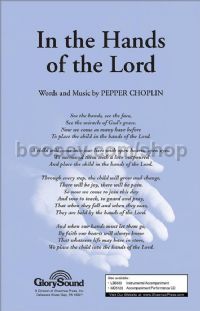 In the Hands of the Lord for SATB choir