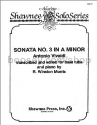 Sonata No. 3 in A minor for tuba & piano