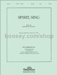 Spirit, Sing for bass, drums & percussion (score & parts)