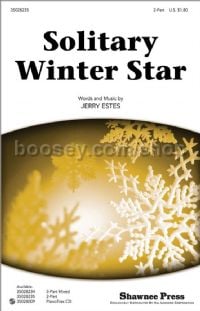 Solitary Winter Star for 2-part voices