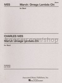 March Omega Lambda Chi - Concert Band (Full Score)