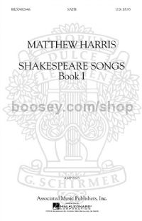 Shakespeare Songs Book 1 - SATB A Cappella