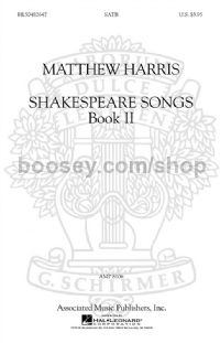 Shakespeare Songs Book 2 - SATB A Cappella