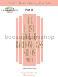 The First Book of Baritone/Bass Solos, Part II (+ 2 CDs)
