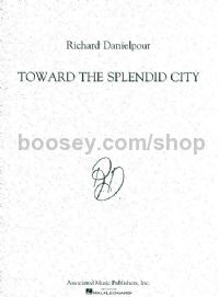 Toward The Splendid City (Full Score)