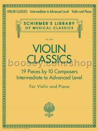Violin Classics intermediate to advanced