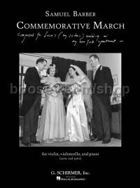 Commemorative March Piano Trio First Edition (Ed. Flachs)