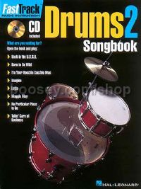 Fast Track Drums 2 Songbook (Book & CD)