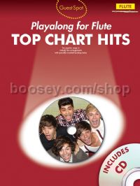Guest Spot: Top Chart Hits - Flute (+ CD)