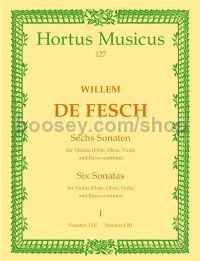 Six Sonatas for Violin & Basso Continuo Book I