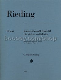 Konzert h-moll op. 35 für Violine und Klavier op.35 (Score & Parts)