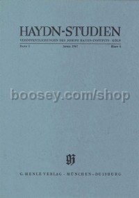 Haydn-Studien Band 1 Heft 4 (April 1967)