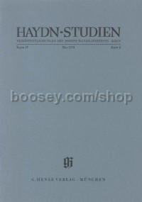 Haydn-Studien Band 4 Heft 2 (Mai 1978)