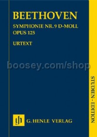 Symphony no. 9 in D minor Op. 125 (Orchestral Study Score)