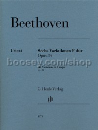 Six Variations In F Major Op. 34 (Piano)