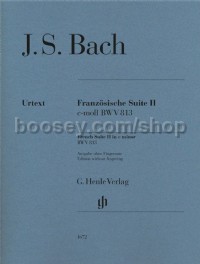 French Suite II BWV 813 for Piano (Edition without Fingering)