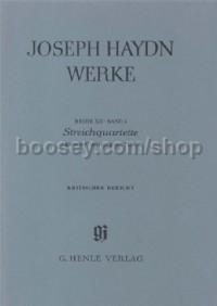 String Quartets op. 64 und op. 71/74 Vol. 5 (Critical Commentary)