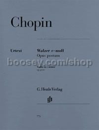 Waltz in E Minor, Op.Post. (Piano)