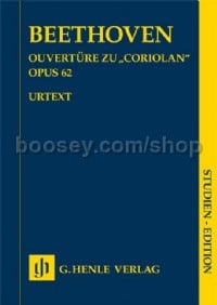 Coriolan Overture op. 62 (Study Score)