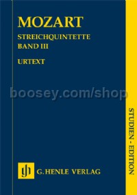 String Quintets Volume III (Study Score)