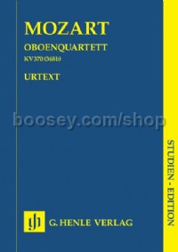Oboe Quartet F major KV 370 (368b) (Study Score)