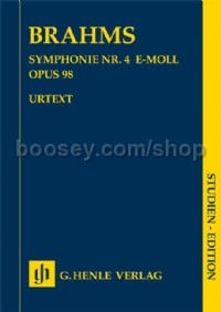 Symphony no. 4 op. 98 (Study Score)