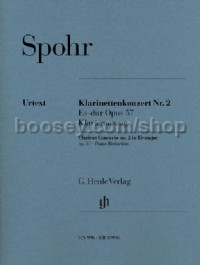 Clarinet Concerto no. 2 op. 57 - Clarinet & Piano (Score & Part)