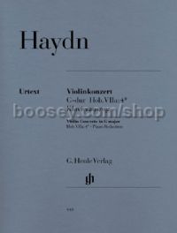 Concerto For Violin In G Hobviia4 Vn&pn