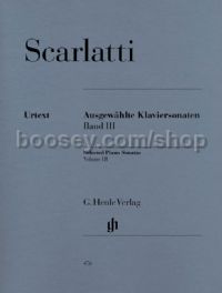 Selected Piano Sonatas, Vol.III