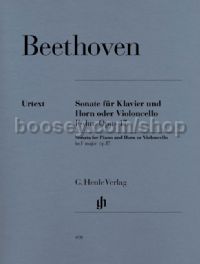 Horn Sonata in F major, Op.17 (Horn/Violoncello & Piano)
